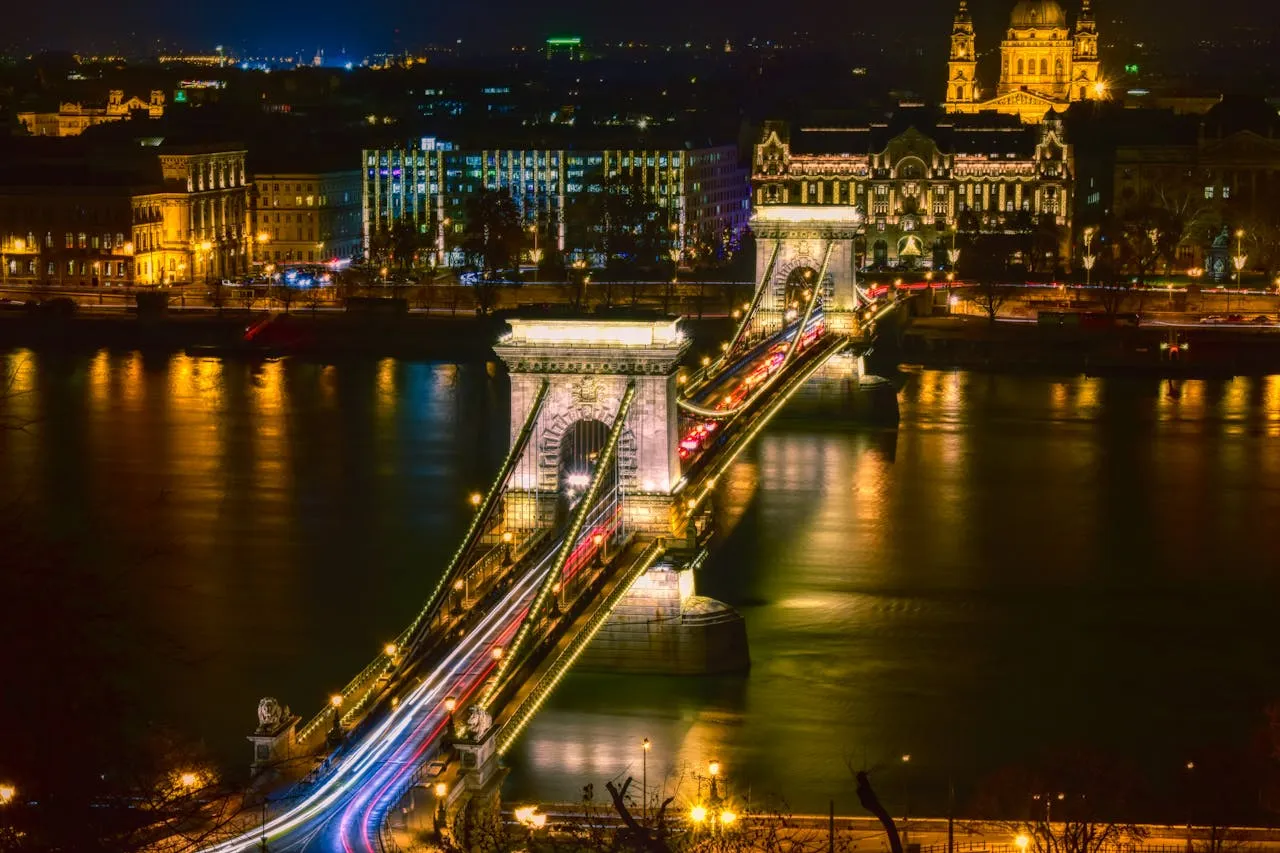 Puente de las Cadenas en Budapest