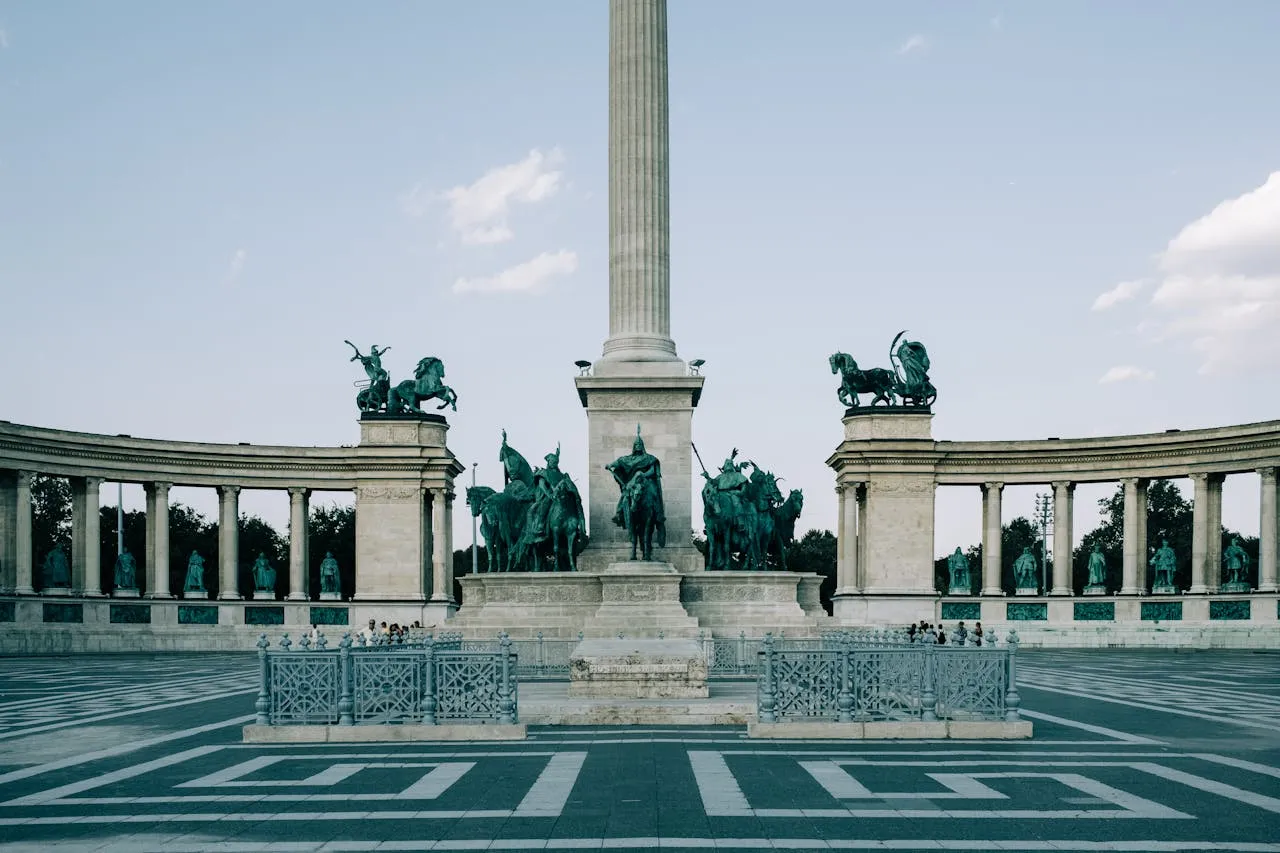 Plaza de los Héroes en Budapest