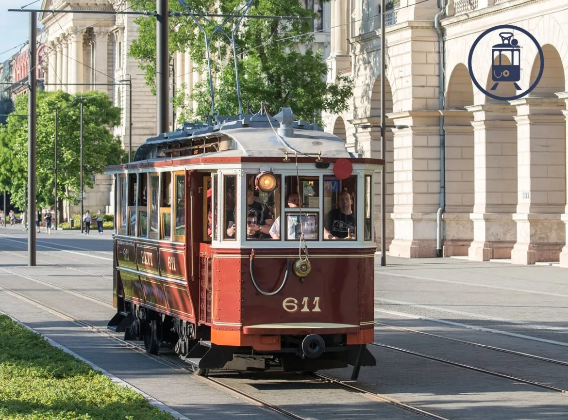 Experiencia en tranvía nostálgico en Budapest